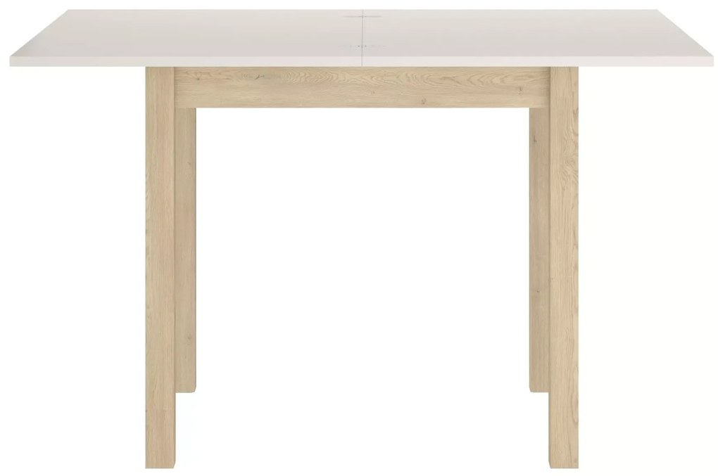 Kihúzható étkezőasztal FLIP 80(160)X80 cm, kasmír/Cremona Torro tölgy