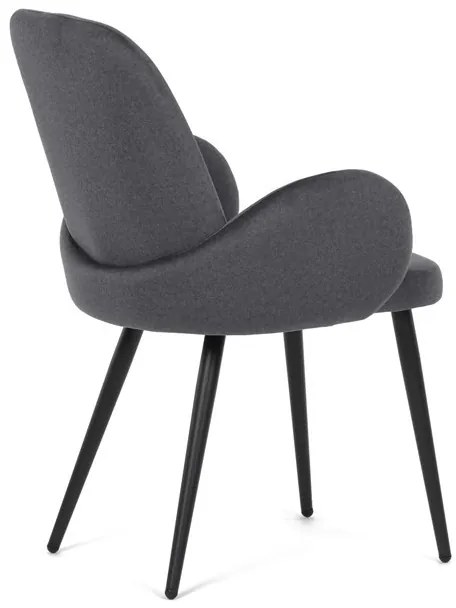 Szürke Bársony Étkezőszék. DCL-X7129 GREY2