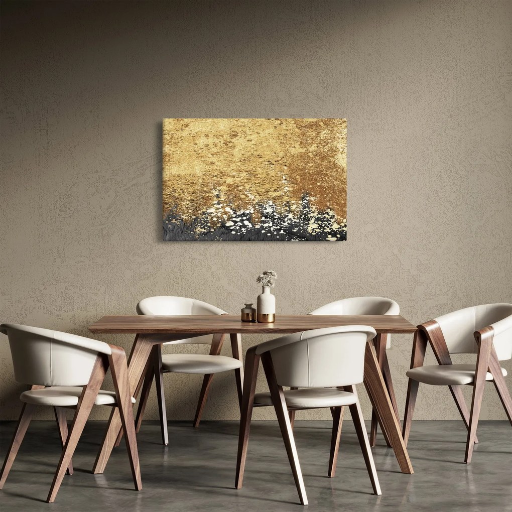 Kép - Arany szerkezet N⁰3 (90x60 cm)