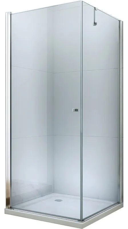 Mexen Pretoria zuhanykabin 95x60cm, 6mm üveg, króm profil-átlátszó üveg, 852-095-060-01-00