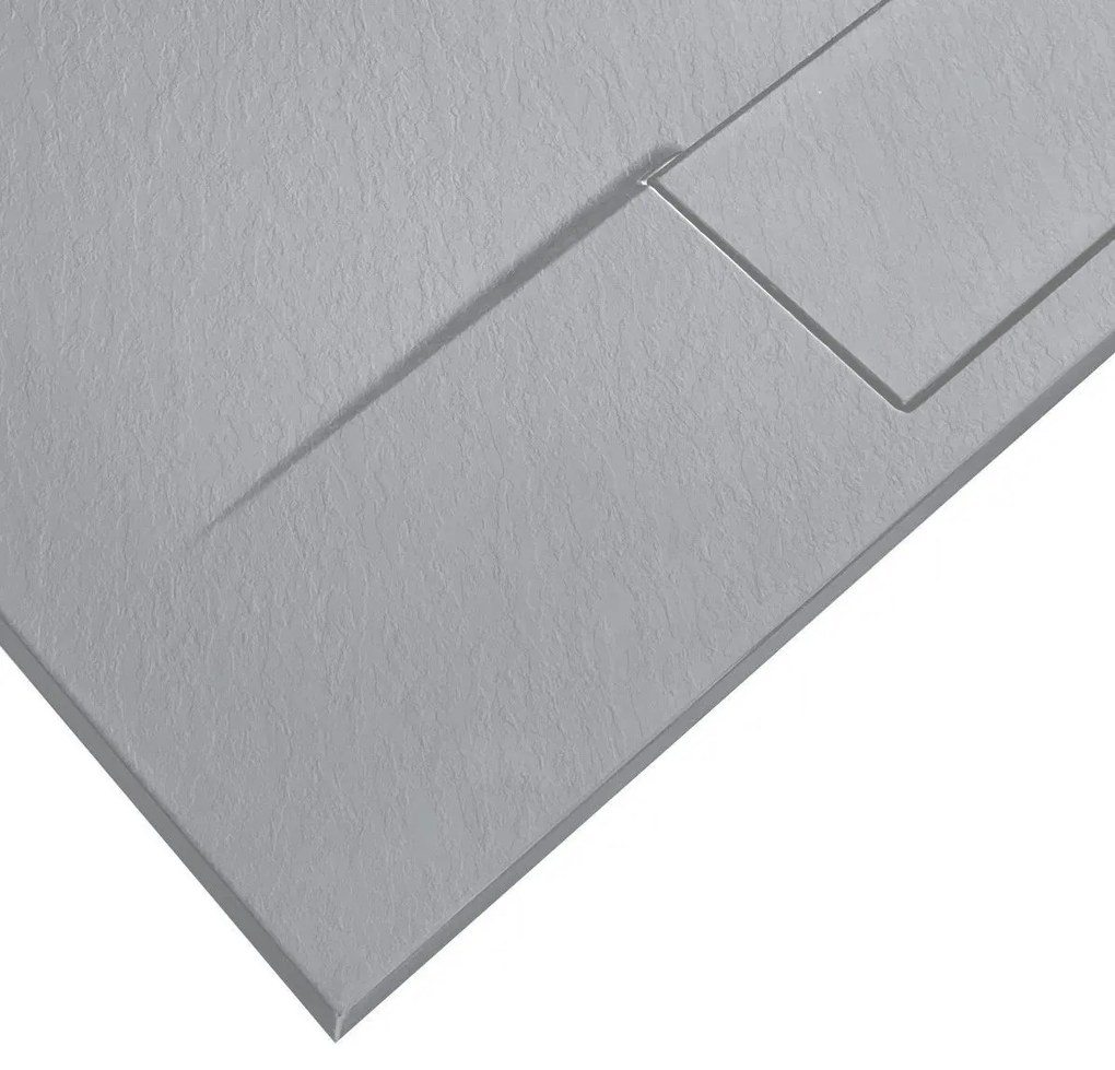 Zuhanytálca Bazalt Grey 90x90