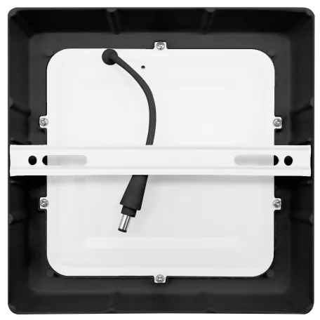 Solight WD171-B- LED Mennyezeti lámpa LED/12W/230V 3000/4000/6000K fekete szögletes