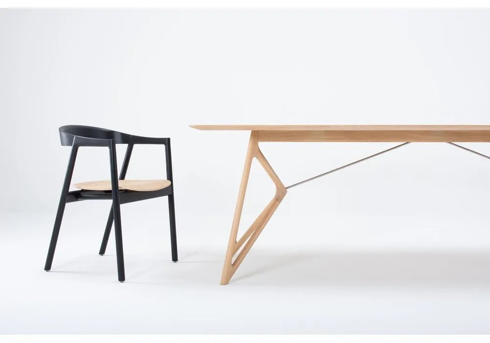 Tölgyfa étkezőasztal 240x90 cm Tink - Gazzda