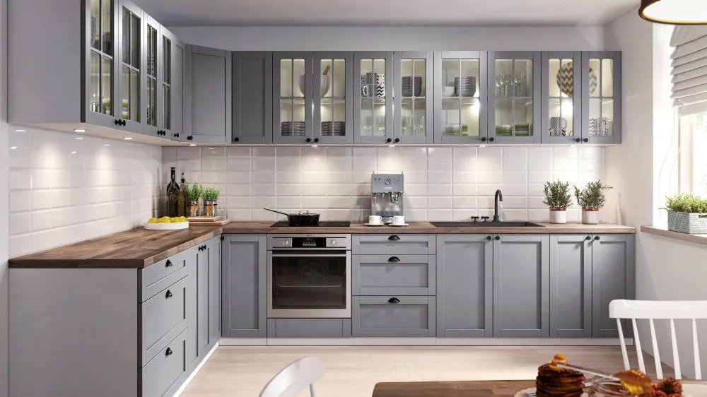 Linea D20P alsó konyhaszekrény Fehér N