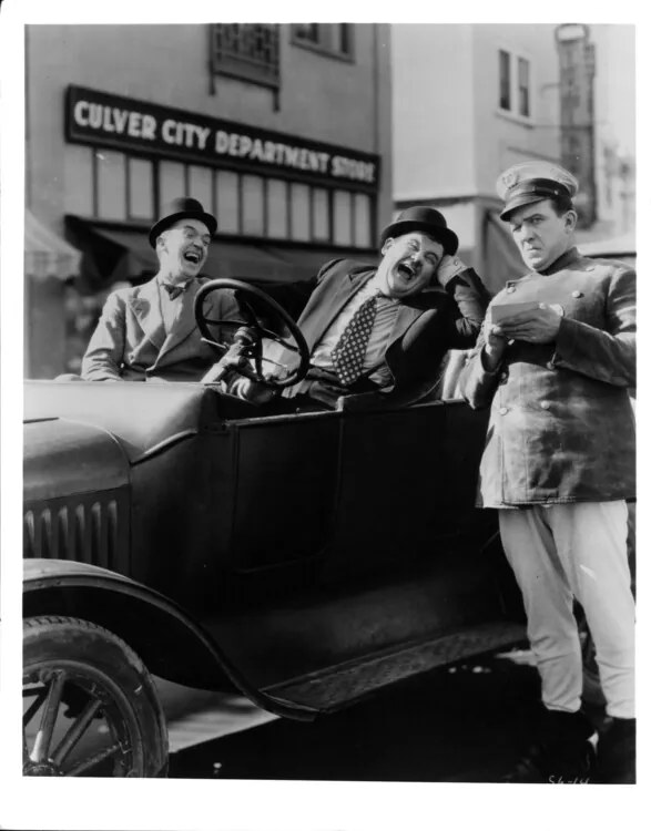 Fotográfia Stan Laurel And Oliver Hardy In, Archive Photos