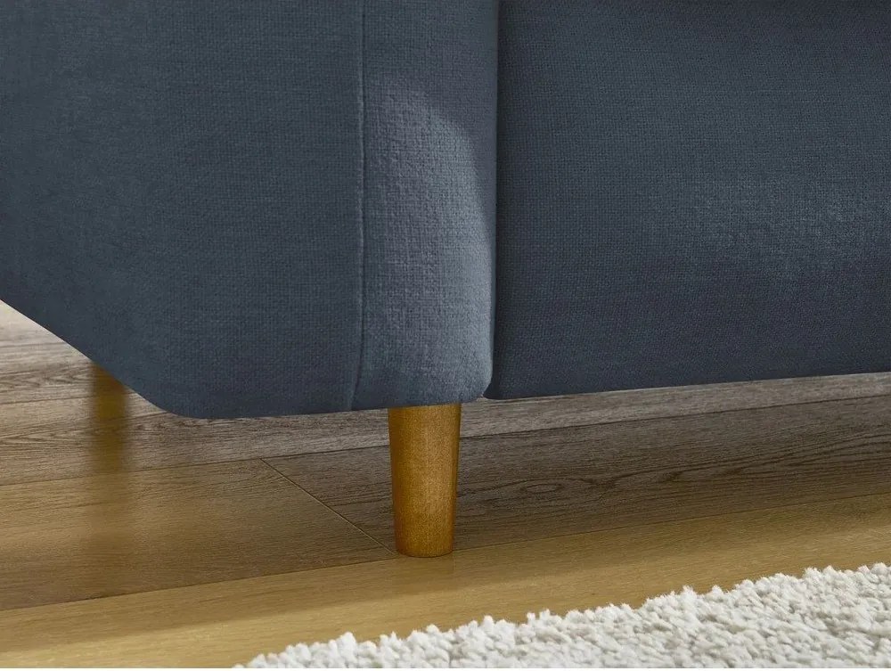 Sötétkék kanapé mindennapos alvásra-kinyitható 220 cm Cocoone – Bobochic Paris