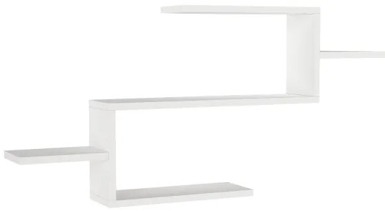 Fali polc TWIST 49,4x104 cm fehér