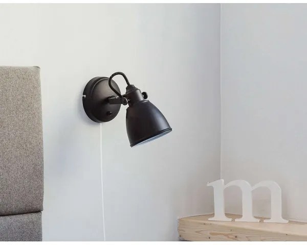 Markslöjd 105814 - Fali lámpa FJÄLLBACKA 1xE14/40W/230V fekete