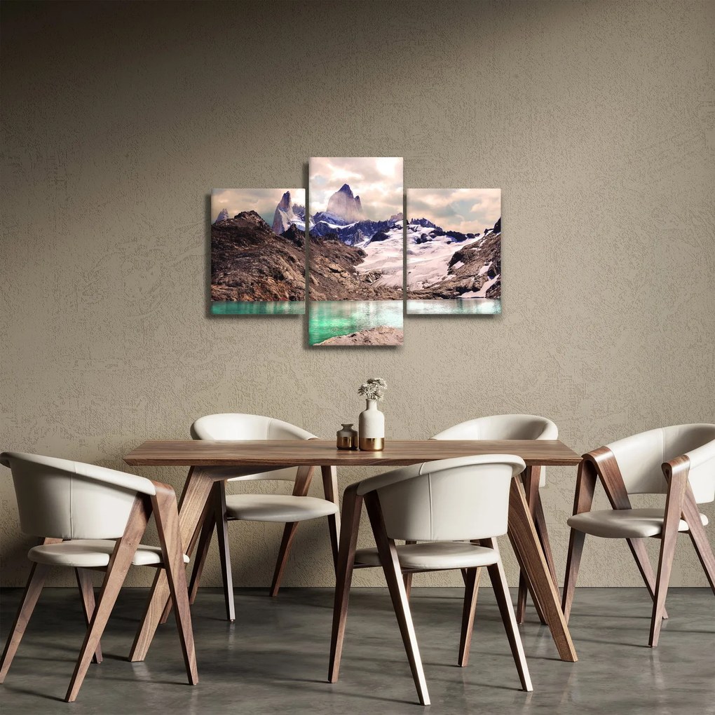 Hegyi tó képe (90x60 cm)
