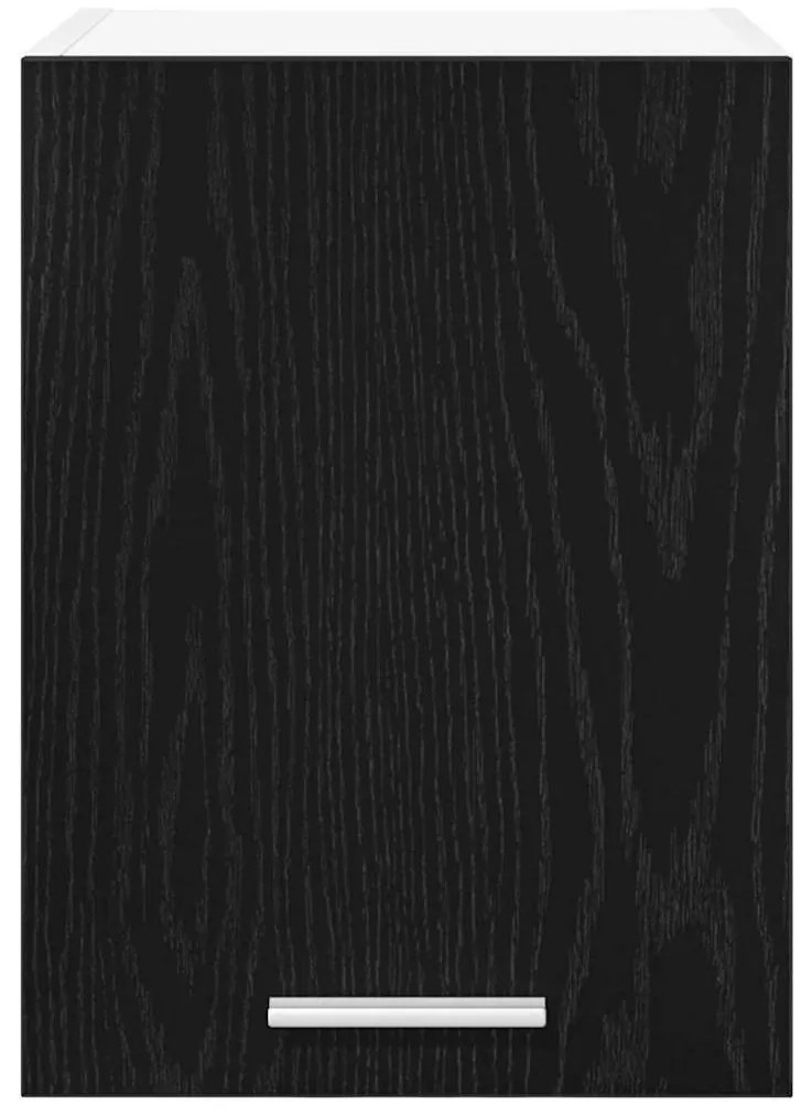 Függő szekrény Riga 2 pcs Fekete tölgy és fehér 30 x 31 x 40 cm