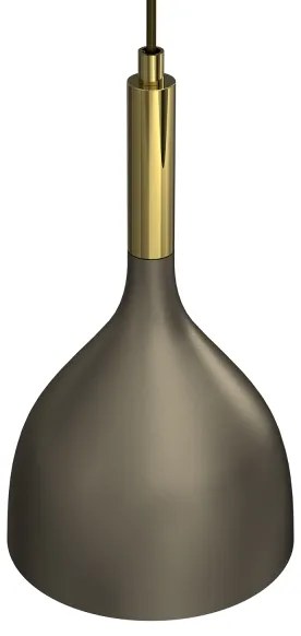 Csillár zsinóron NOAK 1xE27/15W/230V réz/arany