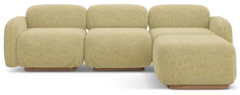 Sárga moduláris sarokkanapé (variálható sarok) Ailani – Makamii