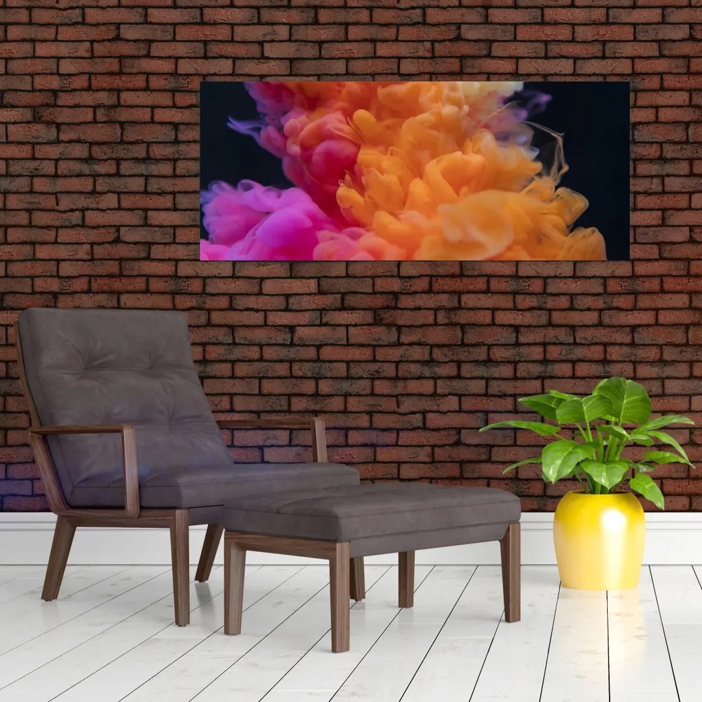 Absztrakciós kép (120x50 cm)