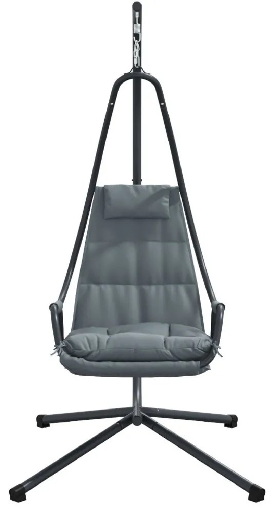Függő tojás szék Antracit 94 x 107 x 196.5 cm Acél