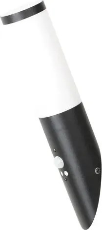 Rabalux kültéri fali lámpa mozgásérzékelővel e27 25w fekete black torch