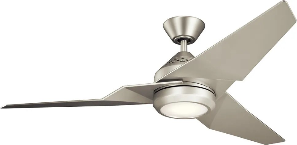 KICHLER KLF-JADE-60-BN JADE Ventilátoros lámpa Nikkel, Ezüst LED IP44