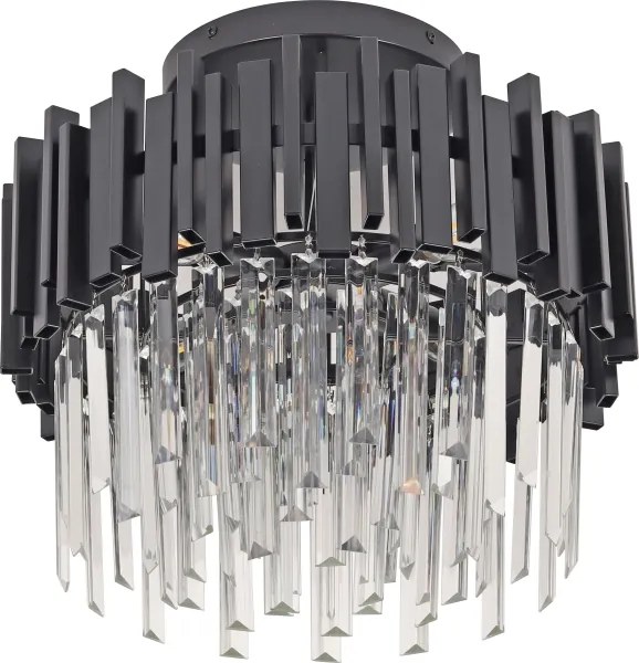 Brilagi - VERVE mennyezeti lámpatest 6xE14/40W/230V, átmérő 60 cm, fekete
