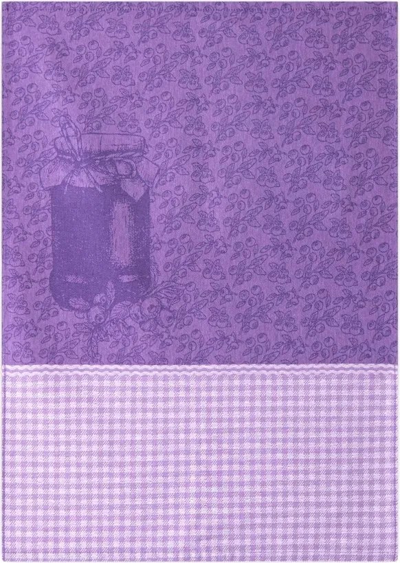 Konyhai törlőkendő 50x70 Zwoltex Bogyó lila