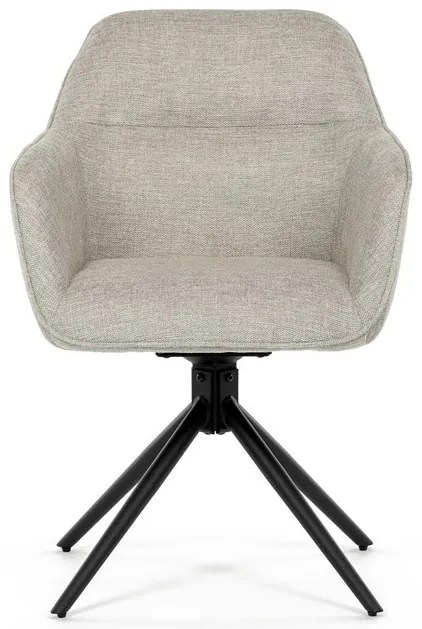 Krém Szövet Étkezőszék. HC-536 CRM2