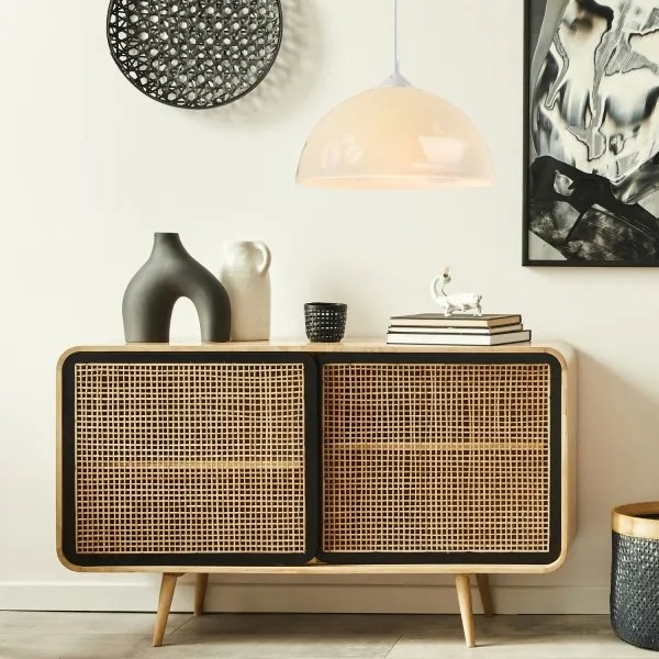 Csillár zsinóron 1xE27/60W/230V kávé