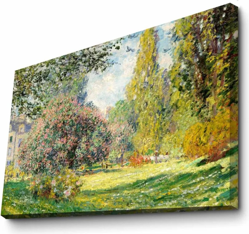 70100FAMOUSART-019 Monet velúr vászonkép, 70 x 100 cm