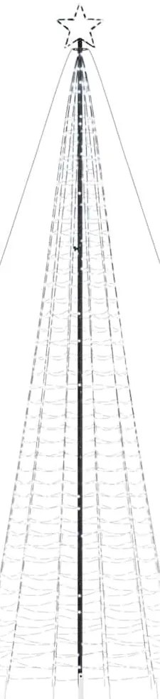 hideg fehér LED karácsonyfa tüskékkel 1534 LED 500 cm