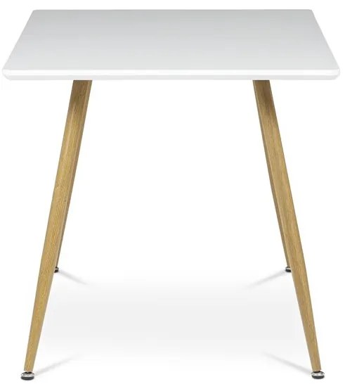 Étkezőasztal 140×80 cm, MDF, Fehér. HT-W1214 WT