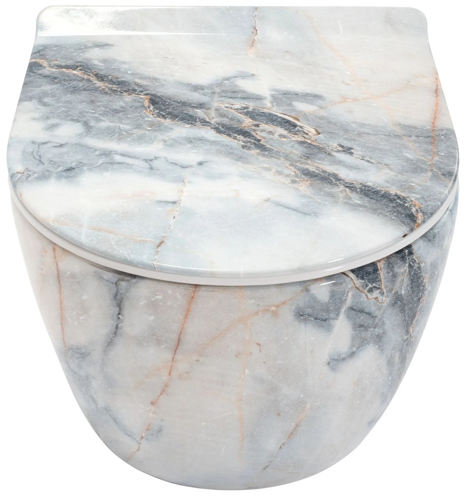 WC csésze Rea Carlos Slim Granit Shiny N