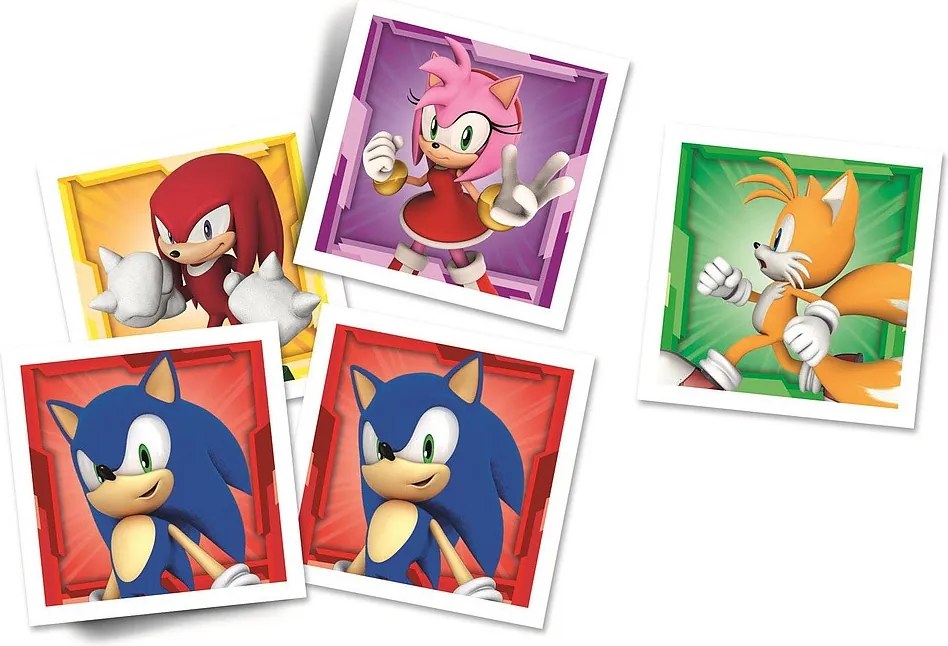 Sonic a sündisznó Characters memóriajáték 48 db-os Clementoni