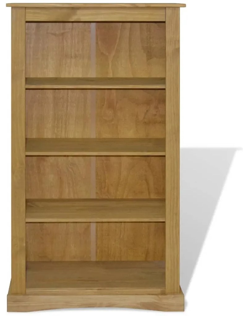 vidaXL 4 szintes mexikói Corona-stílusú fenyőfa könyvespolc 81 x 29 x 150 cm