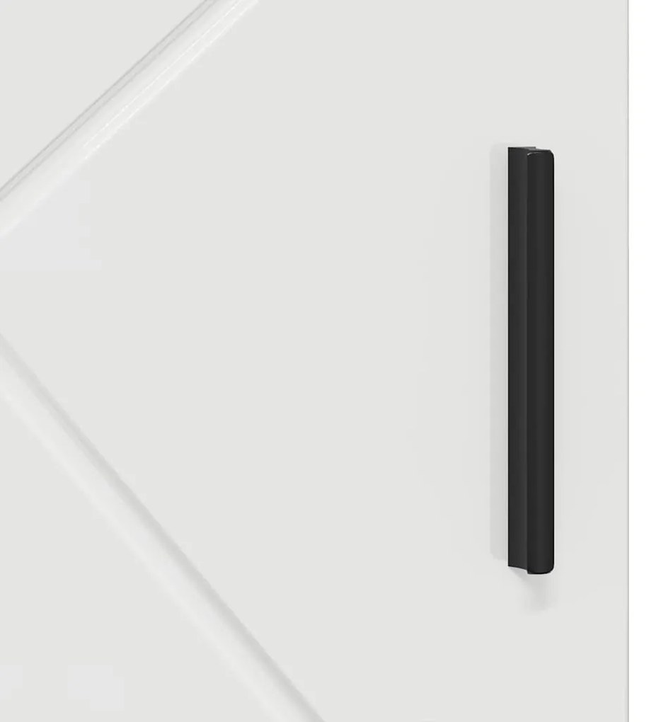 Fürdőszoba Székény Magasfényű fehér 30 x 35 x 95 cm Faanyag