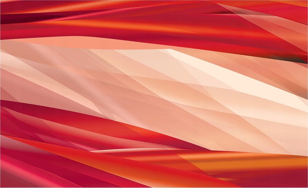 Tapéta Absztrakt Piros-Narancs Perspektíva Elegancia 208x146 +ragasztó