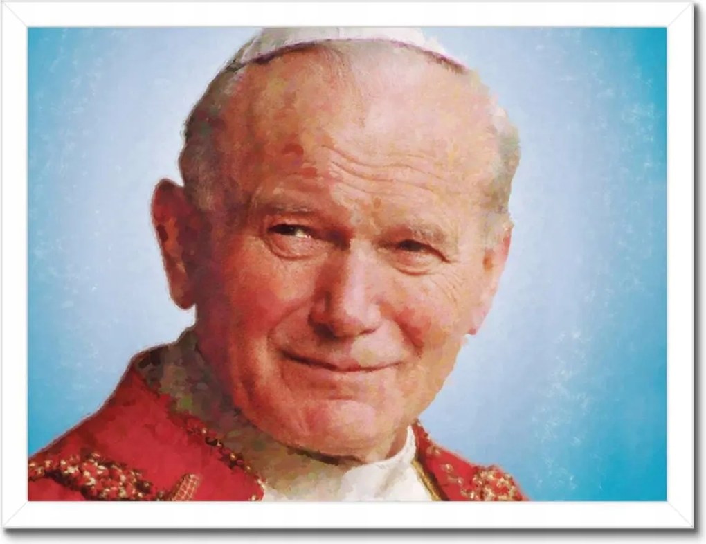 Poszterek keretben 40x30 II. János Pál pápa