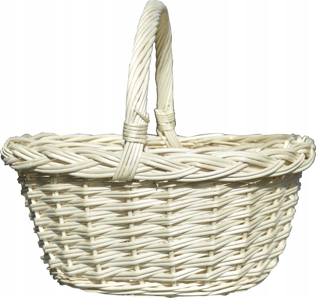 Fonott Húsvéti Kosár Cukorka Virágok bézs/ecru