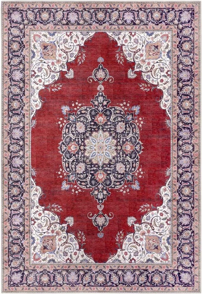 Piros keleti szőnyeg nappaliba 120x170cm