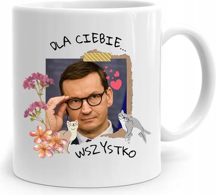 Bögre Politikus Miniszterelnök Mateusz Morawiecki Pis