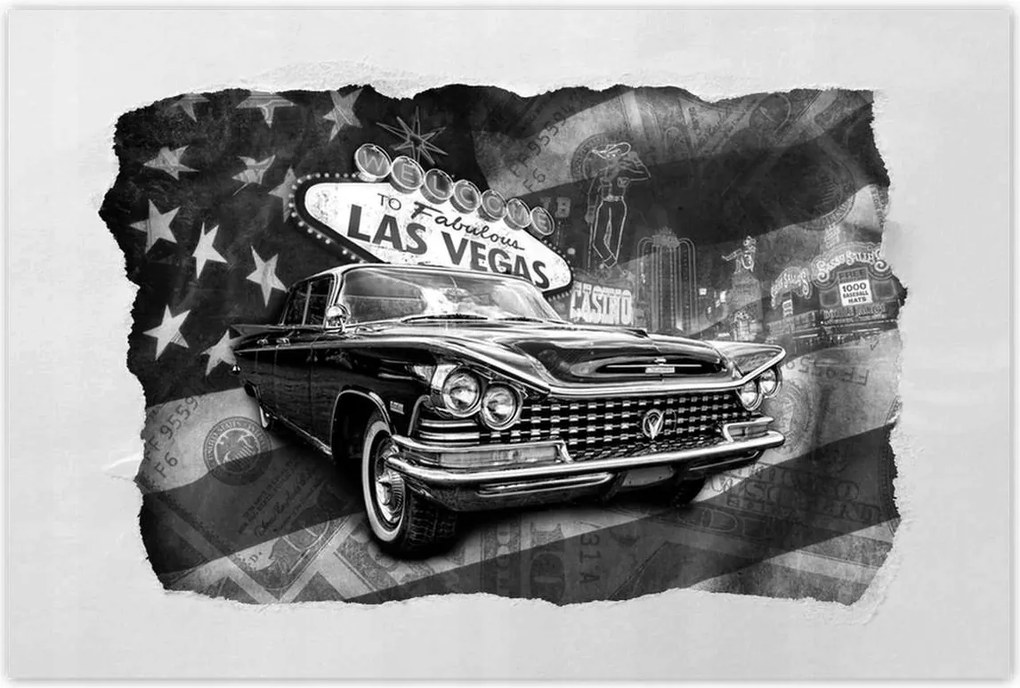 Poszterek 60x40 Oldtimer Las Vegasból