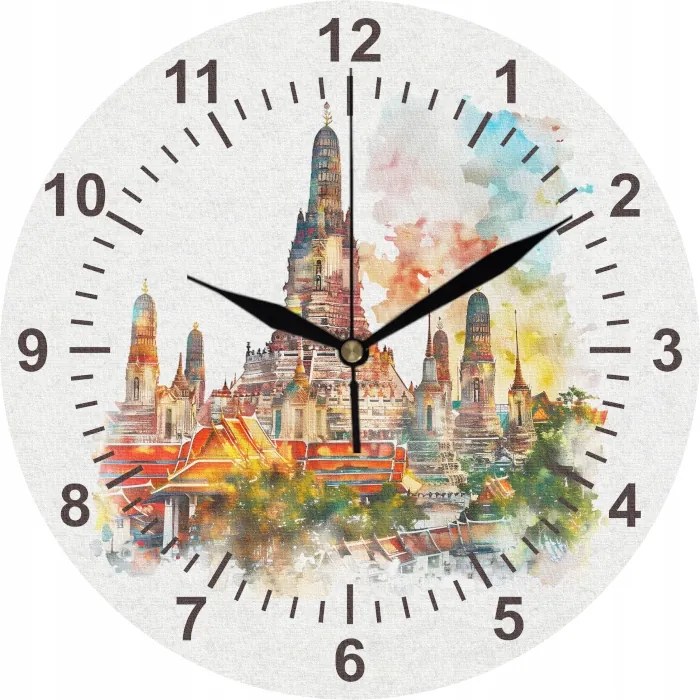 Falióra full print Bangkok Thaiföld vászon hatású 35 cm