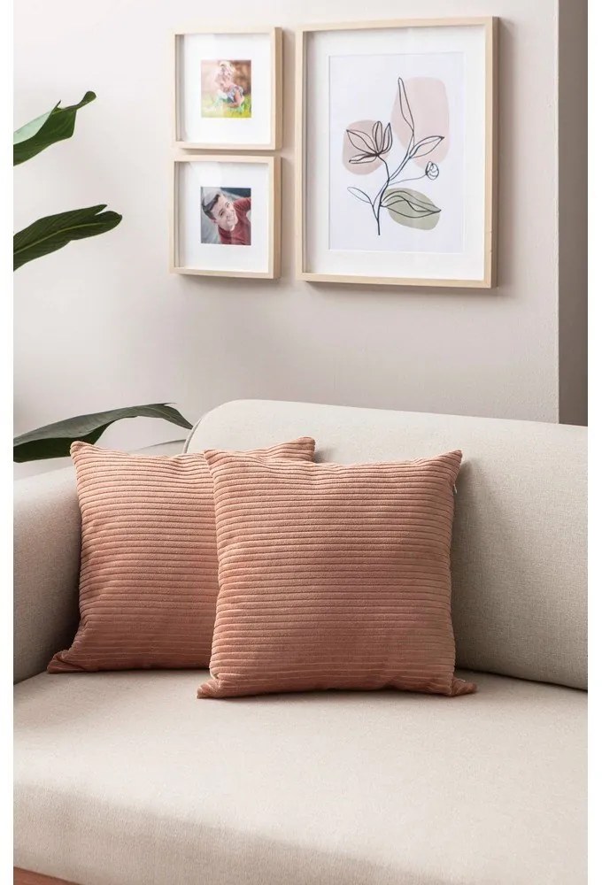 Kordbársony párnahuzat szett 2 db-os 43x43 cm – Mioli Decor