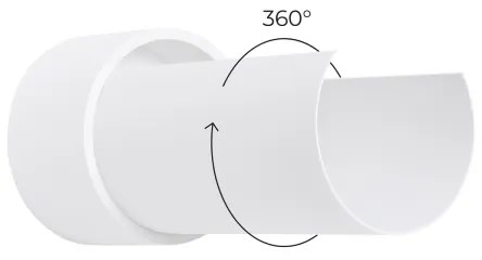 Sollux SL.1676 - Fali lámpa FLASH 1xE27/15W/230V fehér