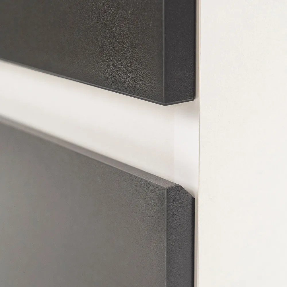 Vario Forte 60 alsó szekrény mosdóval fehér-antracit