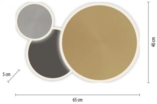 Paul Neuhaus 8007-70-LED Q-PIATO LED/35W/230V 2700-5000K állítható fényű lámpa+D