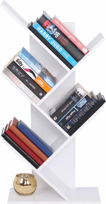 Könyvespolc, fehér, BAKI NEW TYP 3