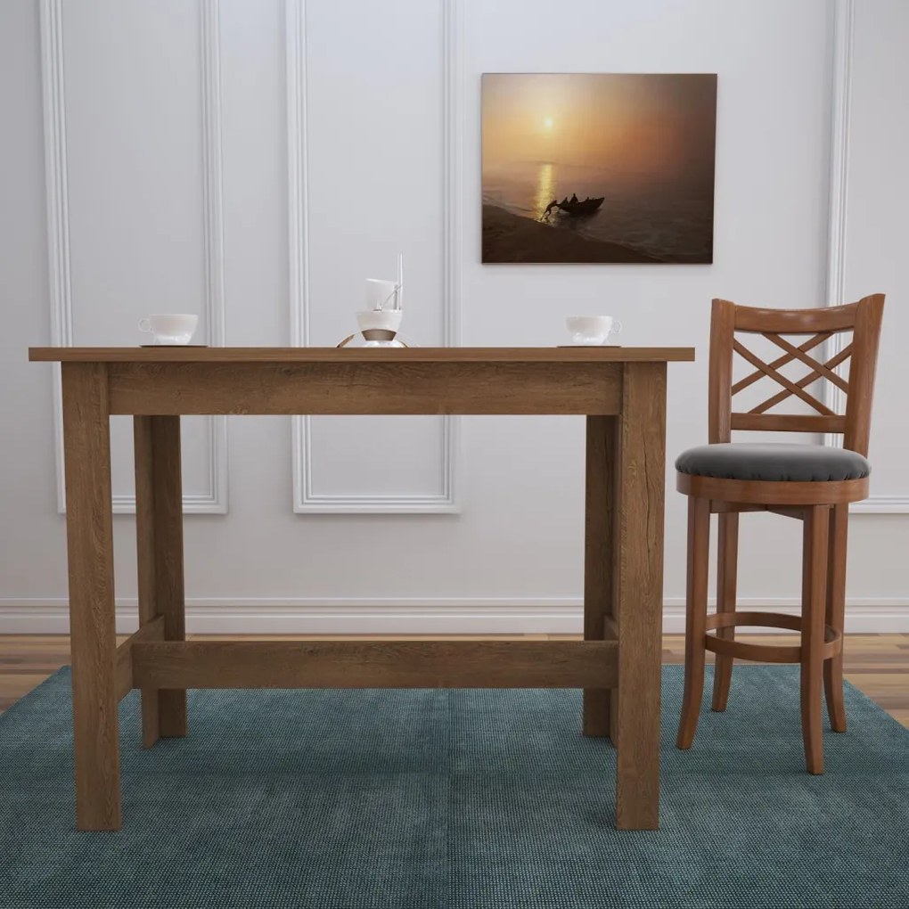 Barra étkezőasztal, kaukázusi tölgy, 120 cm