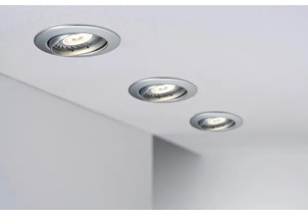 Paulmann 92516 - 3x LED GU10/3,5W für Badezimmer, 230V Einbaustrahler Set