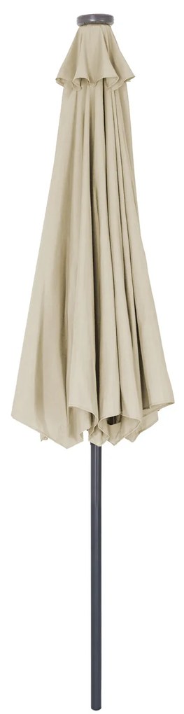 Kingsleeve® LED napernyő Miami Ø270 cm - bézs