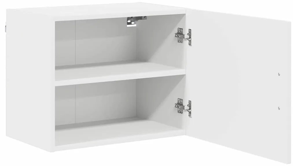 Fali konyhaszekrény ajtóval 2 pcs Fehér 50 x 31 x 40 cm Faanyag