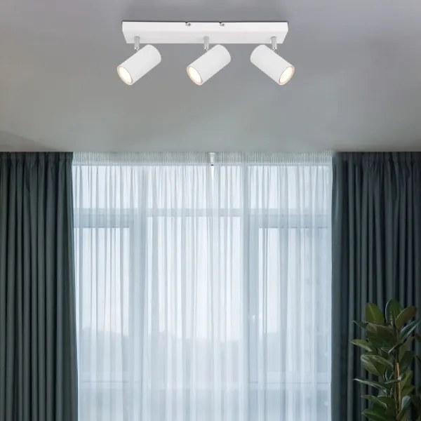 Globo 57911-3W - ROBBY 3xGU10/35W/230V fehér spotlámpa