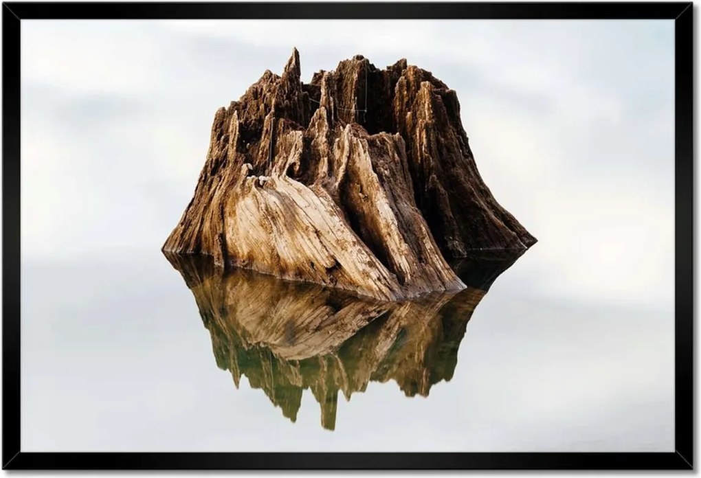 Poszterek keretben 60x40 Sziget a tavon