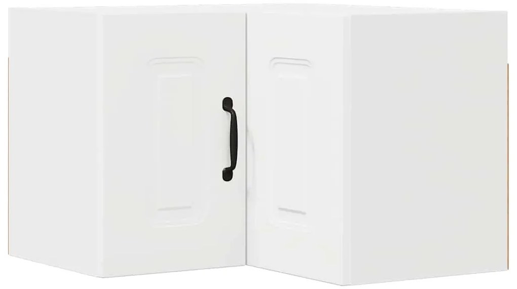 Fali konyhaszekrény polcokkal Fehér 57 x 57 x 40 cm Faanyag